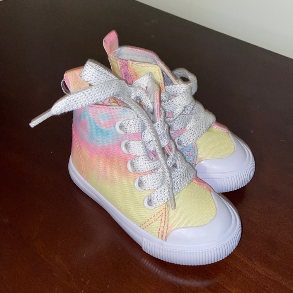 Cat & Jack tie dye sneakers - 5